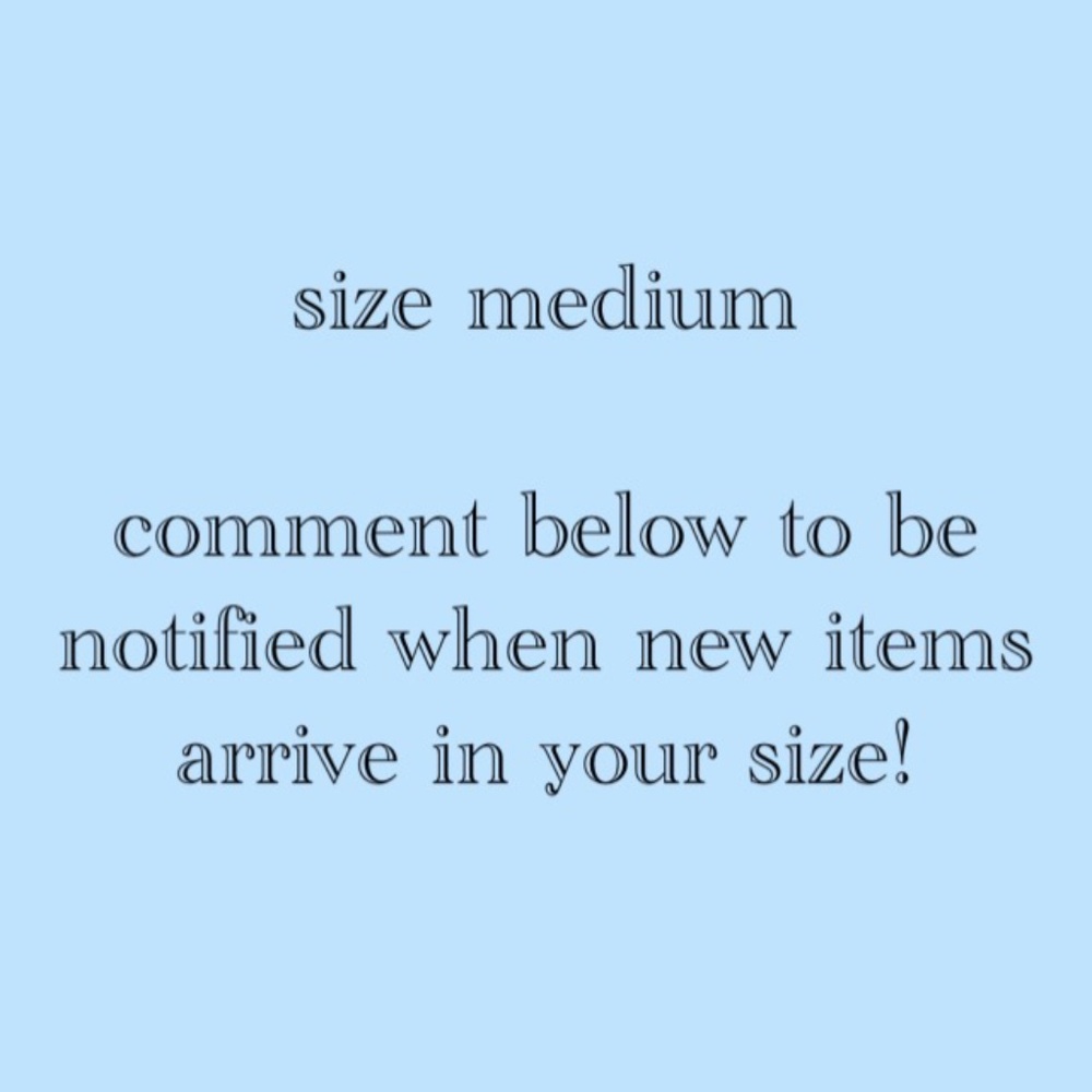 🌿 SIZE MEDIUM ITEMS BELOW! 🌿